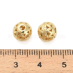 Латунные бусины&nbsp;KK-K374-10G