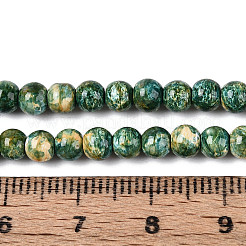 Cuentas de vidrio de hornear pintada&nbsp;X-DGLA-N016-4mm-07