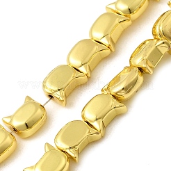 Стеклянные бусины с гальваническим покрытием &nbsp;EGLA-F166-11