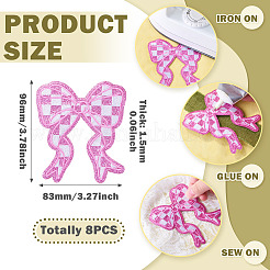 8 Stück Polyester-Kleidungsflicken.&nbsp;DIY-TA0015-30B