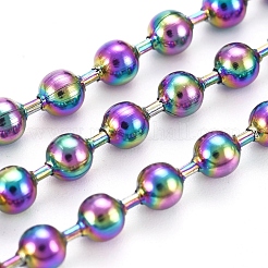 Шариковые цепи из нержавеющей стали 304 с вакуумным покрытием pvd CHS-F009-01D-M