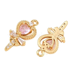 Colgante micropavé cubic zirconia de latón&nbsp;CU-CBA7392-10G-02