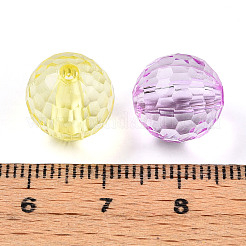 Прозрачные акриловые бусины TACR-N019-02