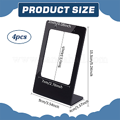 Акриловый дисплей серьги стойки EDIS-WH0012-46A