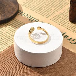 Кольцо-манжета из нержавеющей стали 304 со стразами для женщин&nbsp;LS-RJEW-F169-01G-07