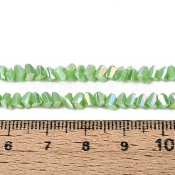 Гальванические непрозрачные стеклянные бусины&nbsp;GLAA-N022-4mm-16