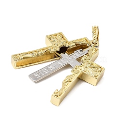 Grandi ciondoli in ottone spaccato&nbsp;KK-CBACA9B-09G