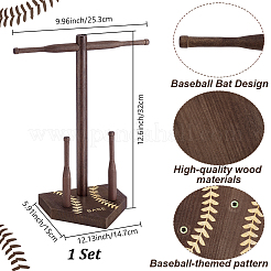 Baseball-T-Bar-Holzring-Ausstellungsständer&nbsp;RDIS-WH0019-22