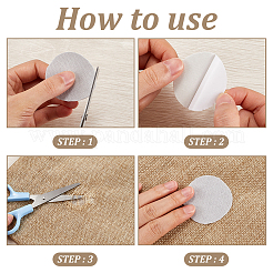 4шт 4-х цветная самоклеящаяся льняная ткань&nbsp;DIY-CP0011-28