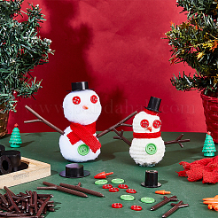 Комплекты веток снеговика из смолы с рогами&nbsp;DIY-WR0004-66