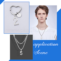 18 шт. 18 подвески из нержавеющей стали 304&nbsp;STAS-UN0040-46