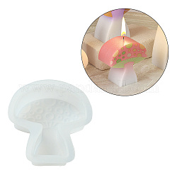 Moules en silicone pour bougeoir en forme de champignon, pour la fabrication de bougies, champignons, 6.15x6x2.6 cm