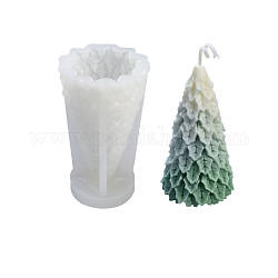 3D-Kerzenformen aus Silikon zum Selbermachen, zur Herstellung von Duftkerzen, Tannenbaum, 6x10.8 cm
