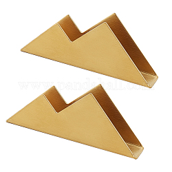 Stainless Steel Name Card Holder, Business Card Holder, Matte Gold Color, 95x19mm