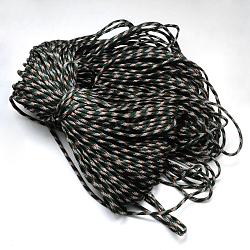 7 âmes intérieures cordes en polyester et spandex, pour la fabrication de bracelets en corde, gris ardoise foncé, 4mm, environ 109.36 yards (100m)/paquet, 420~500g / bundle