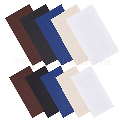 Chgcraft 20 листы 10 стильные прямоугольные нейлоновые ткани гладить/пришивать нашивки, аксессуары для костюма, разноцветные, 100~150x200~250x0.3 мм, 2 листов / стиль