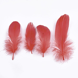 Аксессуары костюма гуся перо, окрашенные, красные, 135~165x38~48 мм , около 500 шт / мешок