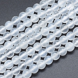 Perline di calcite naturale fili, tondo, 6mm, Foro: 0.8 mm, circa 70pcs/filo, 15.7 pollice