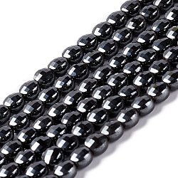 Chapelets de perles en pierre noire naturelle, facette, plat rond, 4x3mm, Trou: 0.9mm, Environ 99 pcs/chapelet, 15.55'' (39.5 cm)
