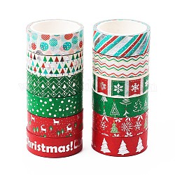 Tema de navidad diy scrapbook cintas adhesivas decorativas, colorido, 15mm
