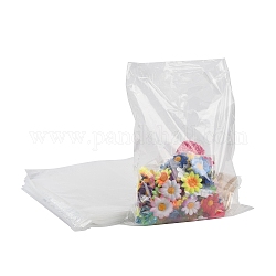 Rectangle Plastic Bags, Clear, 30x20cm, unilateral thickness: 0.08mm