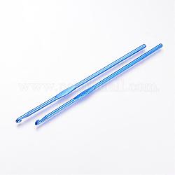 Aluminium Häkelnadeln, Blau, Stift: 4.0 mm, 148x4.0 mm
