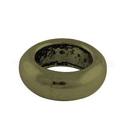 Ring Tibetan Style Alloy Linking Rings, Lead Free & Nickel Free , Antique Bronze, 17x6mm, about 230pcs/1000g