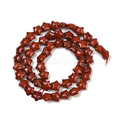 Натуральные красные яшмы бусы пряди G-Z080-A18-8mm-1