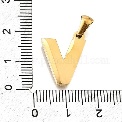 Подвески из нержавеющей стали 304 золотистого цвета STAS-K300-01G-V-1