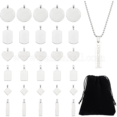 Нержавеющая сталь штамповка заготовок тегов подвески STAS-BC0003-03-1