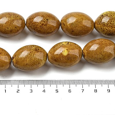 Фарфора ручной работы бисер нитей PORC-B002-02-1