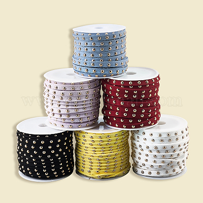 Шнур из искусственной замши calfovera 6 рулон 6 цвета LW-CL0001-02B-1