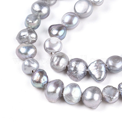 Нити из натурального культивированного пресноводного жемчуга PEAR-N014-04I-01-1