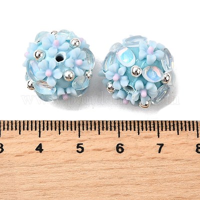 Ручной полимерной глины шариков Rhinestone FIND-NH0001-15A-1