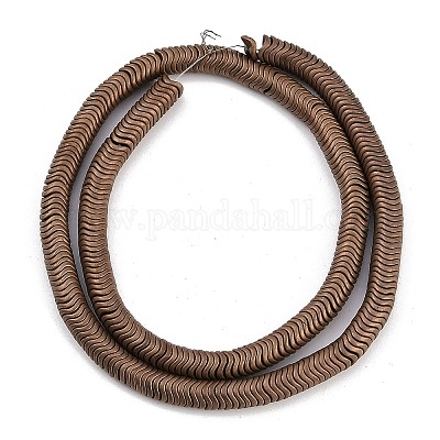 Гальванические нити из синтетических немагнитных гематитовых бусин G-H020-M01-22-1