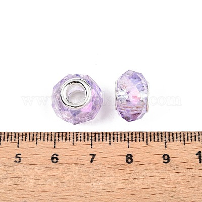 Краска для выпечки прозрачные стеклянные европейские бусины GPDL-N004-C14mm-A04-1