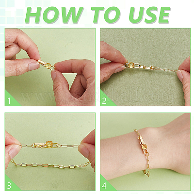 12 шт. 2-цветная застежка для часового ремешка из латуни с микропаве из кубического циркония KK-GA0002-28-1