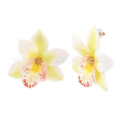 Ohrstecker aus Stoffblumen&nbsp;FS-WG643B1-06-1