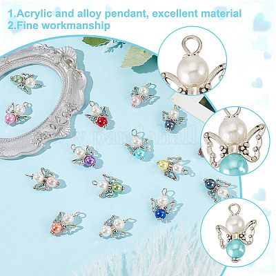 Подвески из акрила и сплава PALLOY-HY00029-1