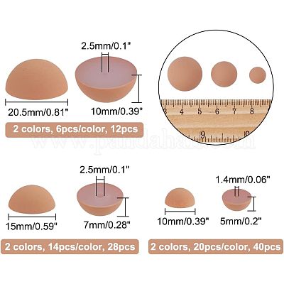 6 стиль непрозрачных акриловых бусин&nbsp;SACR-CA0001-15-1
