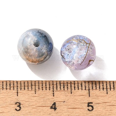 Разноцветные стеклянные бусины GLAA-XCP0012-02I-1