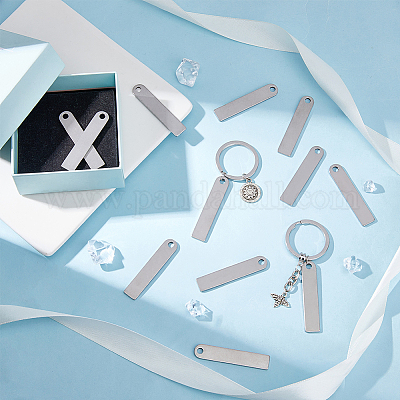 40 шт. подвески из нержавеющей стали 201 STAS-DC0016-30A-1