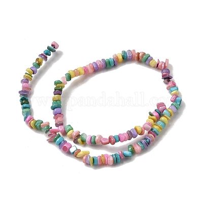 Бусины из натуральных пресноводных ракушек SHEL-B003-01I-1