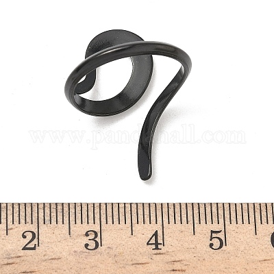 Открытые кольца манжеты из нержавеющей стали 304 RJEW-D338-02A-EB-1