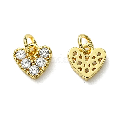 Латунные микро проложить кубического циркония подвески KK-C143-53G-1