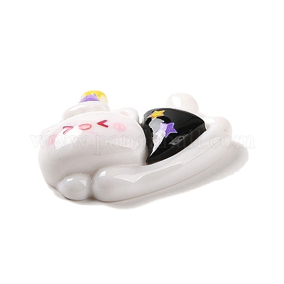 Кабошоны из непрозрачной смолы для Хэллоуина CRES-R201-02D-1