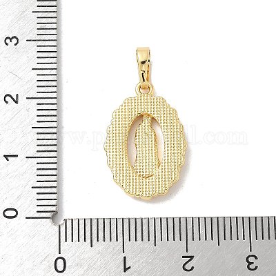 Подвески из латуни с натуральными белыми ракушками KK-S522-07B-G-1