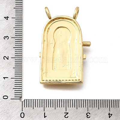 Латунные микро проложить кубического циркония подвески KK-Z125-23C-G-1