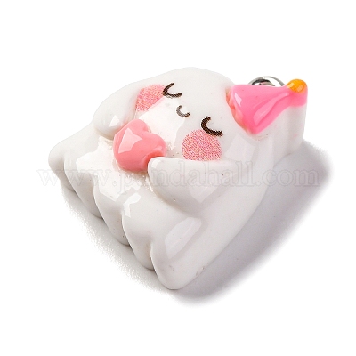 Подвески из непрозрачной смолы на тему хэллоуина RESI-D075-04D-1