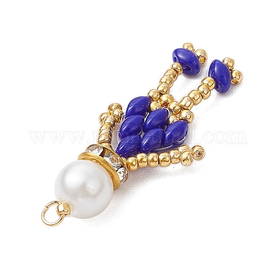 Подвески в виде человека из стеклянных бус PALLOY-MZ00523-1